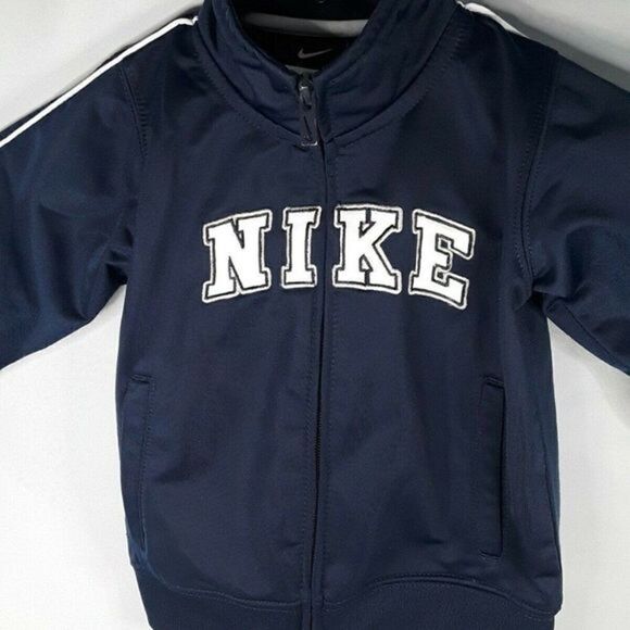 Nike Kid's‎ 18 Month's Blue Long Sleeve Jacket - Picture 3 of 6